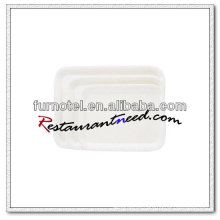 V287 Pure White Melamine Display Tray